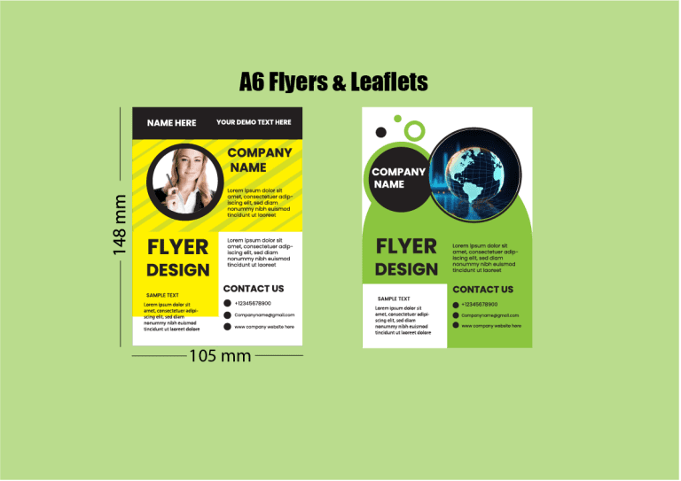 A6 Flyers & Leaflets Printing | Premium Quality