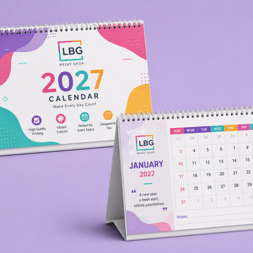 Desktop calendar printing Hayes London