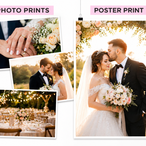 Wedding photo prints and poster printing services in Hayes London by LBG Print Shop